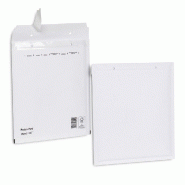 Enveloppe bulle kraft blanche 24x27,5cm - par 100 - protection résistante et légère