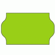 Étiquette METO fluo vert standard - format 32 x 19 mm - adhésif permanent