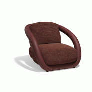 Fauteuil lounge in & out MEL - grenat
