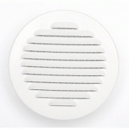 Grille d'aération aluminium laqué diam.15 cm