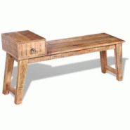 Helloshop26 - Banc banquette avec tiroir 120 x 36 x 60 cm bois de manguier massif marron 02_0011012 - 3000604647769 Helloshop26 - Banc banquette avec tiroir 120 x 36 x 60 cm bois de manguier massif marron 02_0011012 - 3000604647769