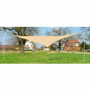Parasol auvent 5 x 5 beige - toile d'ombrage - jardin extérieur Parasol auvent 5 x 5 beige - toile d'ombrage - jardin extérieur