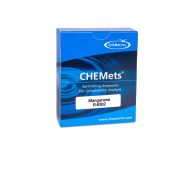 Recharge pour Kit d’analyse visuelle du Manganèse 0-2 ppm, type : CHEMets 30 ampoules, marque Chemetrics - Ref.: NBS004 Recharge pour Kit d’analyse visuelle du Manganèse 0-2 ppm, type : CHEMets 30 ampoules, marque Chemetrics - Ref.: NBS004