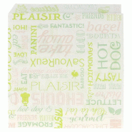 Sachet papier ingraissable Parole 2 côtés ouverts 16x16,5cm - par 500