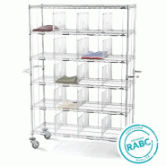 Sclessin 374.833 MANURACK Chariot 15 Casiers Professionnel - 374.833