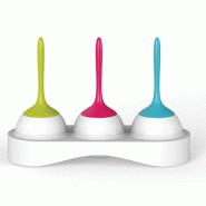 SILICONE ZONE Moule Silicone Pour 3 Sucettes Glacées 140987 - multicolore 4897021409877