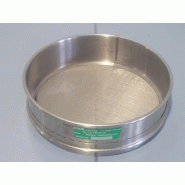 Tamis de test en acier inox RETSCH 200x50mm - 75 µm (0,075mm) Tamis de test en acier inox RETSCH 200x50mm - 75 µm (0,075mm)