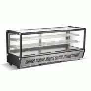 Vitrine réfrigérée positive de comptoir noire 268 Litres PREMIUM - GOLDINOX - inox 3701770829316 Vitrine réfrigérée positive de comptoir noire 268 Litres PREMIUM - GOLDINOX - inox 3701770829316