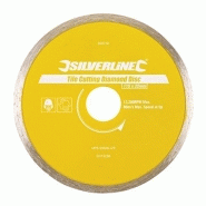 Silverline 868730 disque diamant pour carreaux/tuiles 115 x 22 mm