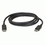 ATEN 2L-7D03DP-1 Câble DisplayPort rev.1.4 de 3 m, noir, 3 m
