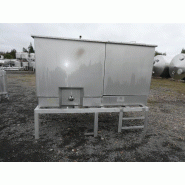 Bac de stockage rectangle en inox 3500 L - Dimensions : L:2700 x l:1340 x H:2240 avec châssis Bac de stockage rectangle en inox 3500 L - Dimensions : L:2700 x l:1340 x H:2240 avec châssis