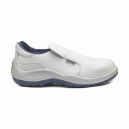 Base - Chaussures de sécurité basses en microfibre blanc et bleu LITIO S2 http://carbonn.Fr/img/co/407.Jpg Taille 38 - 38 matière synthétique 8032