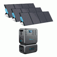 BLUETTI AC200MAX + B230 + 3*PV200 Groupe électrogène solaire
