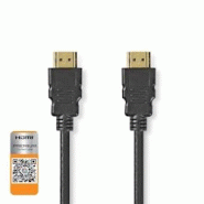 Câble Hdmi 2m Haute Vitesse Premium Avec Ethernet Connecteur Hdmi Vers Connecteur Hdmi 2,00 M Noir Usage Non Intensif Nedis - noir 3665476012611 Câble Hdmi 2m Haute Vitesse Premium Avec Ethernet Connecteur Hdmi Vers Connecteur Hdmi 2,00 M Noir Usage Non Intensif Nedis - noir 3665476012611