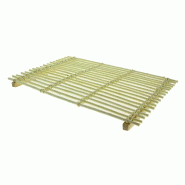 Clayon osier rectangle rehaussé 60x40x3cm - par 6