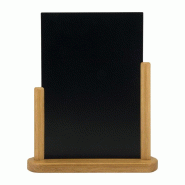Elégante ardoise de table finition teck - 300 x 75 x 210 mm - SECURIT - 0615402159517_0