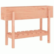 Helloshop26 - Jardinière bac lit surélevé plantes fleurs terrasse jardin de jardin 101 x 30 x 69 cm bois douglas massif marron 02_0039310 - 3000218 Helloshop26 - Jardinière bac lit surélevé plantes fleurs terrasse jardin de jardin 101 x 30 x 69 cm bois douglas massif marron 02_0039310 - 3000218