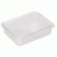 Packnwood FHC - 250Pcs - Barquette rectangulaire PLA transparente 1500ml avec couvercle attaché 217x167x55mm - matériau naturel recyclable Packnwood FHC - 250Pcs - Barquette rectangulaire PLA transparente 1500ml avec couvercle attaché 217x167x55mm - matériau naturel recyclable