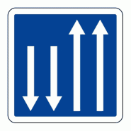 Panneau C29a - Présignalisation