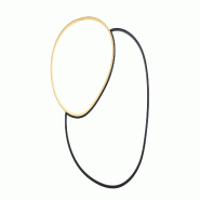 Plafonnier LED 45W dimmable télécommande 2700-6500K noir & or - Trio - Rise - noir métal 4017807600629