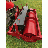 Rouleau engazonneur 200 cm + semoir - Outil pour engazonnement et regarnissage de gazon