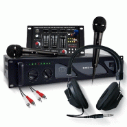 Table de mixage DJ USB Bluetooth Amplificateur sonorisation 4000W, ventilation continue, Casque, Micros, Câble - Pack Bm Sonic - 3666638038982_0