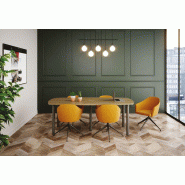 Table de réunion 8 à 10 places - 220-x-120-cm,tulipe_0