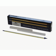 Thermomètre fond jaune liq. Couleur , -10/200, avec certificat de lot - Ref.: KJB032 Thermomètre fond jaune liq. Couleur , -10/200, avec certificat de lot - Ref.: KJB032
