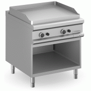 Arilex Gas Frytop 80 cm Smooth Plate Rectified Steel with Cabinet MFTG98AL par Arilex - GMFTG98AL