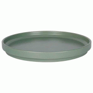 Cosy & Trendy 6 x assiettes plates ALTO 26cm - Kaki - Grès - Cosy&Trendy - Grès 5413201