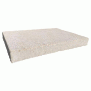 Couvertine bouchardée largeurs de 20 à 35 cm - chants layés - 6 cm d'épaisseur