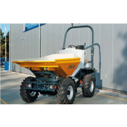Dumper girabenne 1800 l, charge utile 3000kg, utilisé pour le transport et évacuation des matériaux - disponible en location