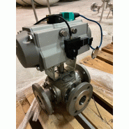 Electrovanne atex d'occasion inox 316 4 voies dn50 - référence : c8179 Electrovanne atex d'occasion inox 316 4 voies dn50 - référence : c8179