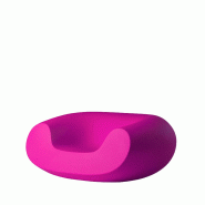 Fauteuil lounge in & out CHUBBY - fuschia