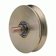 Galet de guidage gorge ronde diamètre 80mm pour rail 15 r310