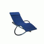 KETER bain de soleil à bascule swing luxe monaco - bleu 14-700895 - bleu 3700265700895