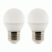 Lot de 2 Ampoules LED E27 12V AC/DC 24V CC Basse Tension Compacte 5W Blanc