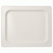 Papstar 25 plateaux de service, canne à sucre, GN 1/2, 2 cm x 32,4 cm x 26,4 cm, blancs - blanc multi-matériau 37305