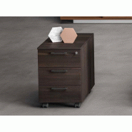 Caisson mobile 3 tiroirs About Office - poignées - L41,5 P55 H60 - 12 finitions - Serrure centralisée Caisson mobile 3 tiroirs About Office - poignées - L41,5 P55 H60 - 12 finitions - Serrure centralisée