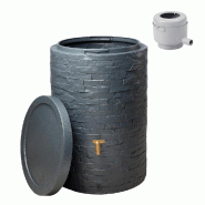 Récupérateur d'eau arondo 250l - gris - GRIS - gris 4023122262879
