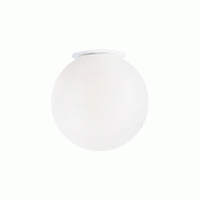 ROSSINI ILLUMINAZIONE Applique/Plafonnier Emily Rossini Group - Diamètre 16Cm, Verre Blanc Satiné, Raccordement E14 Ip20, Design Compact Et Elégant