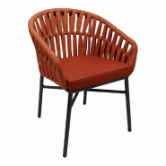 Stamp Reverdy Fauteuil JAKARTA Terracotta - 3661365005160