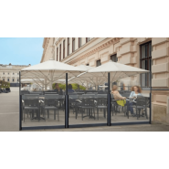 Structure modulaire toute vitrée - Hauteur réglable électriquement - TOTAL VISION Electric