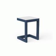 Table basse Posidonia en C - bleu