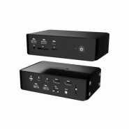 Thunderbolt5 Quattro Display Docking Station, 5x USB, 2.5 GLAN + Power Delivery 140W