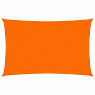 VidaXL Voile de parasol tissu oxford rectangulaire 2x5 m orange Modèle Jardin Élancé Plus - orange 135699