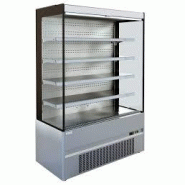 Vitrine murale ouverte réfrigérée compact tout inox Cronus 806 - 866x665x1920mm