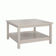 WellHome - Table basse avec 2 compartiments en coloris Beige grisâtre 81 x 81 x 45 cm - Guadalquivir - beige multi-matériau WH17738 WellHome - Table basse avec 2 compartiments en coloris Beige grisâtre 81 x 81 x 45 cm - Guadalquivir - beige multi-matériau WH17738