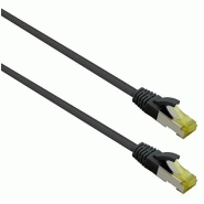 HELOS CÂBLE PATCH ULTRA FLEX S/FTP CATÉGORIE 6A TPE NOIR 0,5 M 263801 HELOS CÂBLE PATCH ULTRA FLEX S/FTP CATÉGORIE 6A TPE NOIR 0,5 M 263801