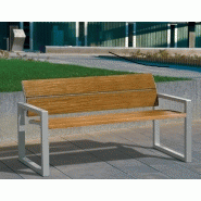 Banc public en bois moderne norcor stradale-e Banc public en bois moderne norcor stradale-e